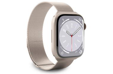 Pasek do Apple Watch 42/44/45mm Puro Milanese Magnetic Band szampański