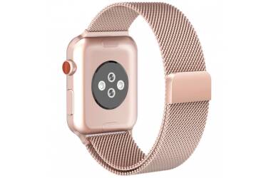 Bransoleta do Apple Watch TECH-PROTECT Milaneseband  w kolorze różowego złota (38/40mm)