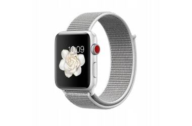 Pasek do Apple Watch 1/2/3/4/5 silikonowy Tech-Protect 42mm/44mm - srebrny