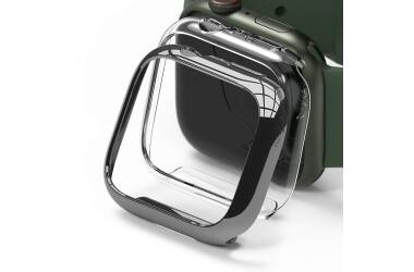 Etui do Apple Watch 45mm Ringke Slim Case 2-pack - szare i przezroczyste 