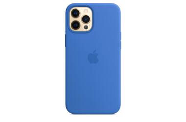 Etui do iPhone 12 Pro Max Apple Silicone MagSafe - Capri Blue