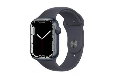 Apple Watch S7 41mm GPS w kolorze północy - pasek sportowy w kolorze północy