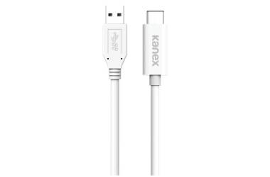 Kabel USB-C/USB-A 3.0 1.2m Kanex - biały 