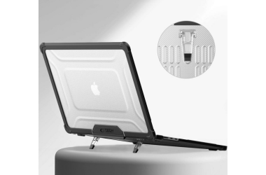 Obudowa Tech-Protect Smartshell Pro MacBook Air 15 M2 M3 M4 2023-2025 BLACK/CLEAR