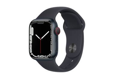 Apple Watch S7 45mm GPS + Cellular w kolorze północy - pasek sportowy w kolorze północy
