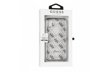 Etui GUESS Hardcase GUHCPXTR4GSI iPhone X srebrny transp.