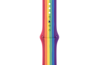 Apple Pasek 44 mm 45 i 46 silikonowy w kolorze Pride Edition Kraków