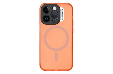 Etui do iPhone 14 Pro SBS case&me MagSafe Neon Orange 8018417420955