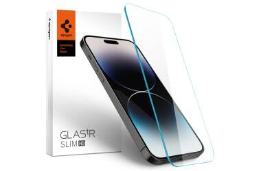 Szkło hartowane do iPhone 14 Pro Max Spigen - Glastr Slim 