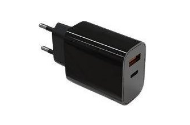 Ładowarka sieciowa TB 2x3A USB C + USB A 20W Power Delivery czarna