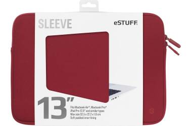 Etui do MacBook Pro 13 eSTUFF Sleeve Fits - czerwone