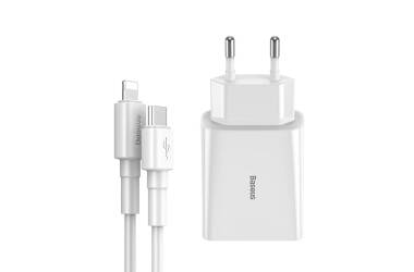 Ładowarka siecowa Baseus Speed PD18W + przewód Lighning