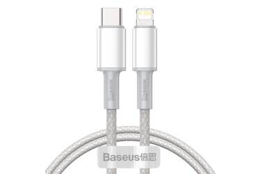 Przewód Baseus PD20W Type-C to Lighning 100cm - biały