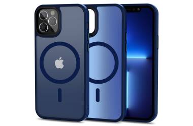 Etui do iPhone 12/12 Pro Tech-Protect Magmat - Niebieski mat
