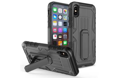 Etui do iPhone X/Xs Zizo Heavy Duty Armor Case - czarne