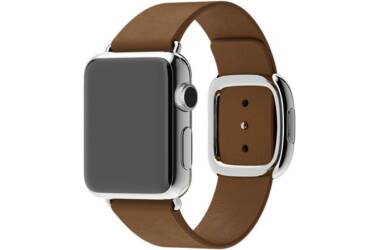 Pasek do Apple Watch 38/40mm Apple Modern Buckle (M) - brązowy