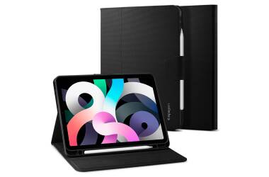 Etui do iPad Air 4 2020 Spigen Liquid Air Folio - czarne