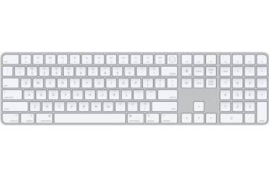 Klawiatura Apple Magic Keyboard z Touch ID Bezprzewodowa Biało-srebrna US