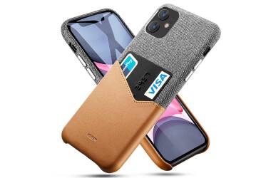 Etui do iPhone 11 ESR Metro Wallet-brązowe