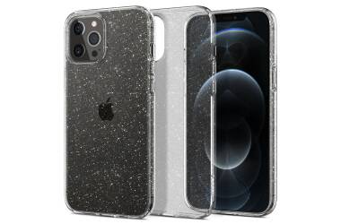 Etui do iPhone 12/12 Pro Spigen Liquid Crystal Glitter - przezroczyste 