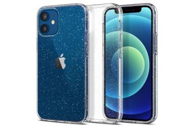 Etui do iPhone 12 mini Spigen Liquid Crystal Glitter - przezroczyste 