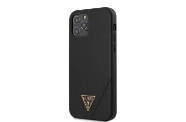 Etui do iPhone 12/12 Pro Guess Saffiano V - czarne