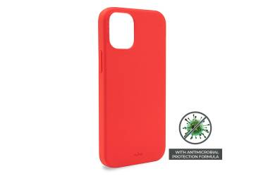 Etui do iPhone 12/12 Pro PURO ICON Anti-Microbial - czerwone 