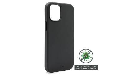Etui iPhone 12 Pro Max z ochroną antybakteryjną PURO ICON - czarne