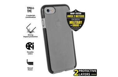 PURO Impact Pro Flex Shield - Etui iPhone 8 / 7 (czarny)