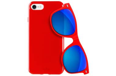 Etui do iPhone 7/8/SE 2020 PURO Sunny Kit - czerwone