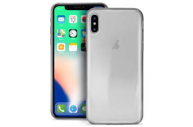 Etui do iPhone X PURO 0.3 Nude - przezroczysty