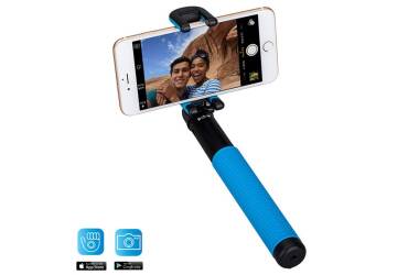 Selfie Stick Momax Hero BT 100cm - niebieski