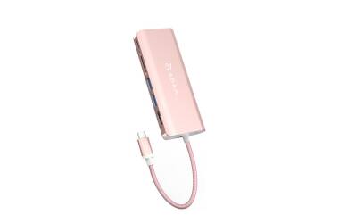 Hub USB AdamElements USB-C - różowe złoto 