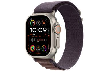 Apple Watch Ultra 2 49mm + Cellular tytan z opaską Alpine w kolorze indygo - Small