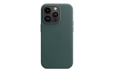 Etui do iPhone 14 Pro Apple Leather Case - leśna zieleń