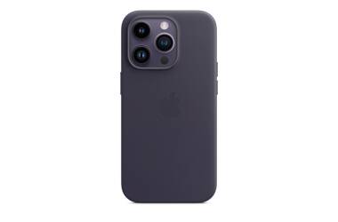 Etui do iPhone 14 Pro Apple Leather Case - atramentowy