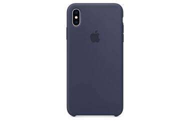 Etui do iPhone Xs Max Apple Silicone - nocny błekit