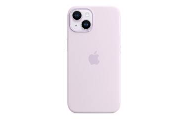Etui do iPhone 14 Apple Silicone Case z MagSafe - liliowy