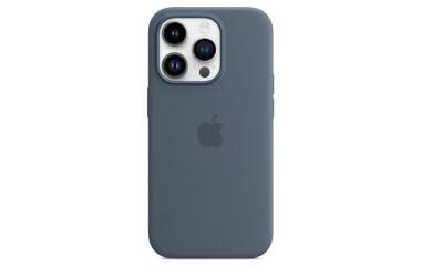 Etui do iPhone 14 Pro Apple Silicone Case z MagSafe - sztormowy błękit