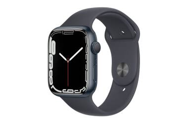 Apple Watch S7 45mm GPS w kolorze północy - pasek sportowy w kolorze północy