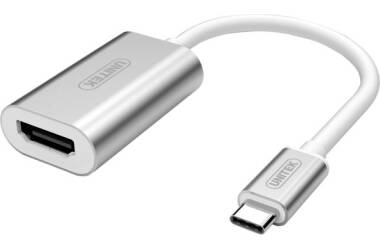 Przejściówka UNITEK z USB-C do HDMI - srebrna 