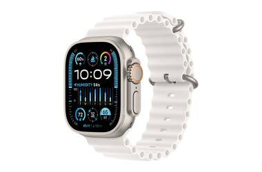 Apple Watch Ultra 2 49mm + Cellular tytan z paskiem Ocean w kolorze białym