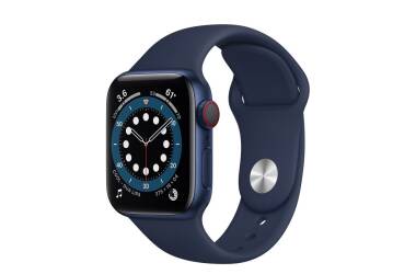 Apple Watch S6 44mm GPS + Cellular Niebieski z paskiem w kolorze głębokiego granatu