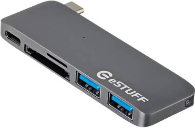 Przejściówka eSTUFF USB-C HUB Space Grey