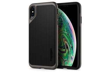 Etui do iPhone Xs max Spigen Neo Hybrid Gunmetal - czarne 