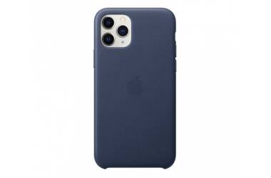 Etui do iPhone 11 Pro Max Apple Leather Case - nocny błękit