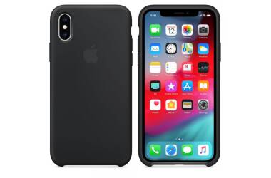 Etui do iPhone X/Xs Apple Silicone Case - czarne 