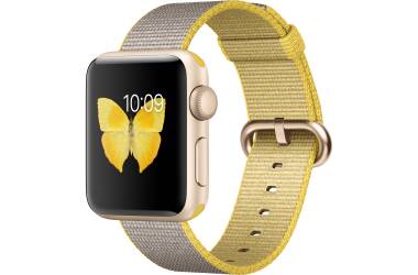 Pasek do Apple Watch 38/40/41 mm nylonowy żółty