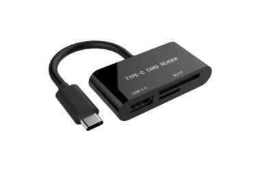Czytnik kart Gembird USB-C na SDXC/microSD