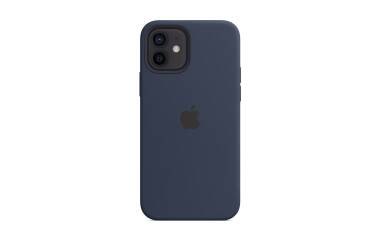 Etui do iPhone 12 mini Apple Silicone Case z MagSafe - granatowe